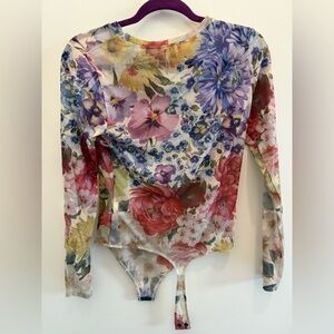 Mesh Long Sleeve Bodysuit